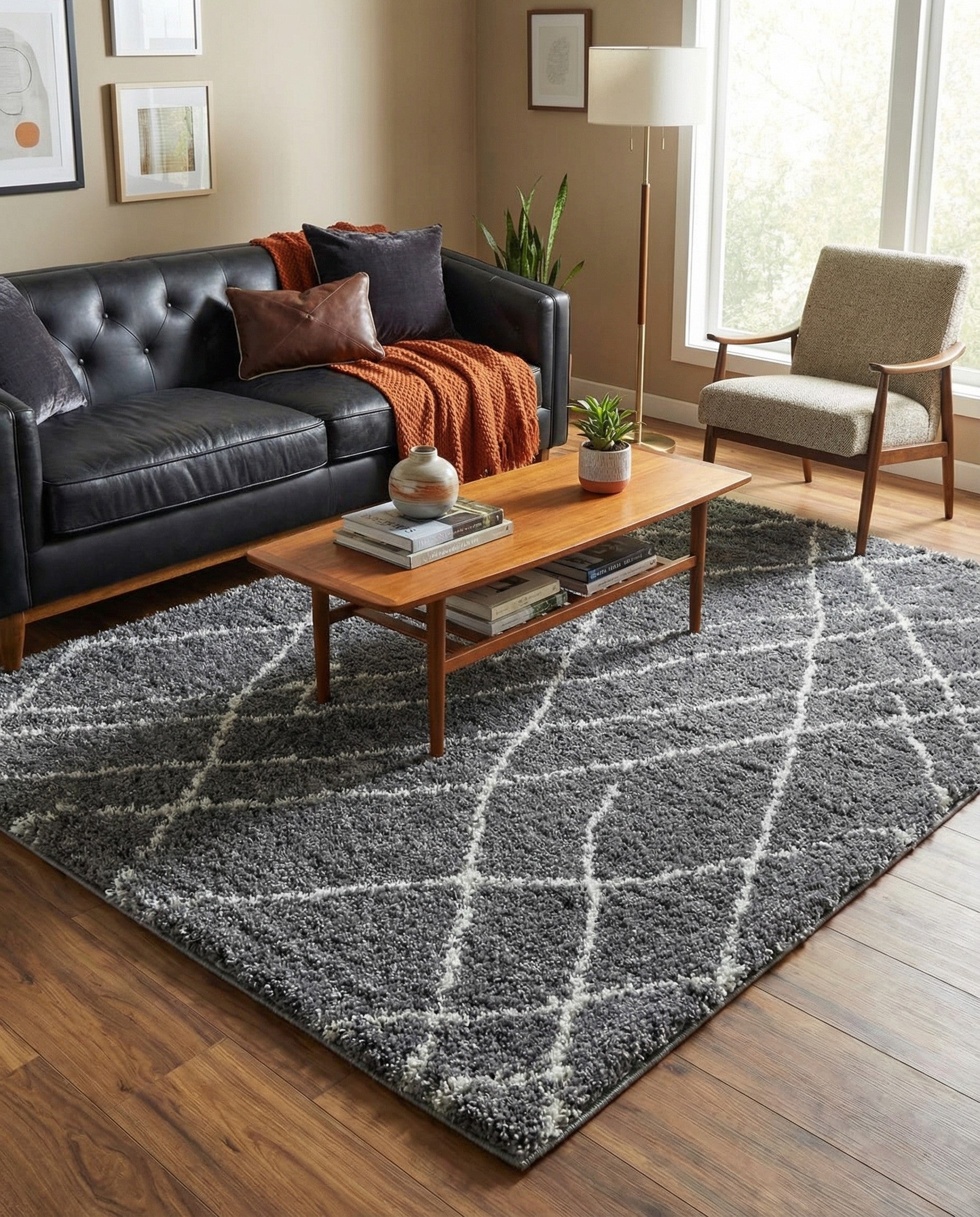 9' x 12' Soft Touch Shag Rug