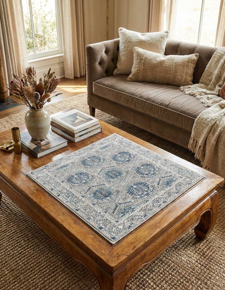 Detail image of 1' 4 x 1' 4 Nyla Sample Rug