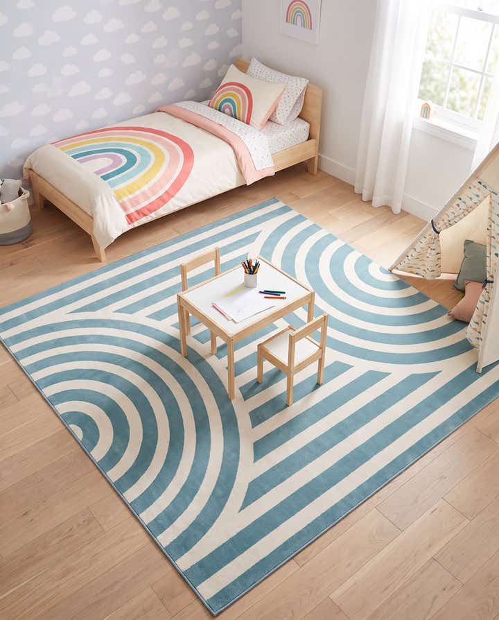 7' 10 x 7' 10 Whimsy Kids Square Rug