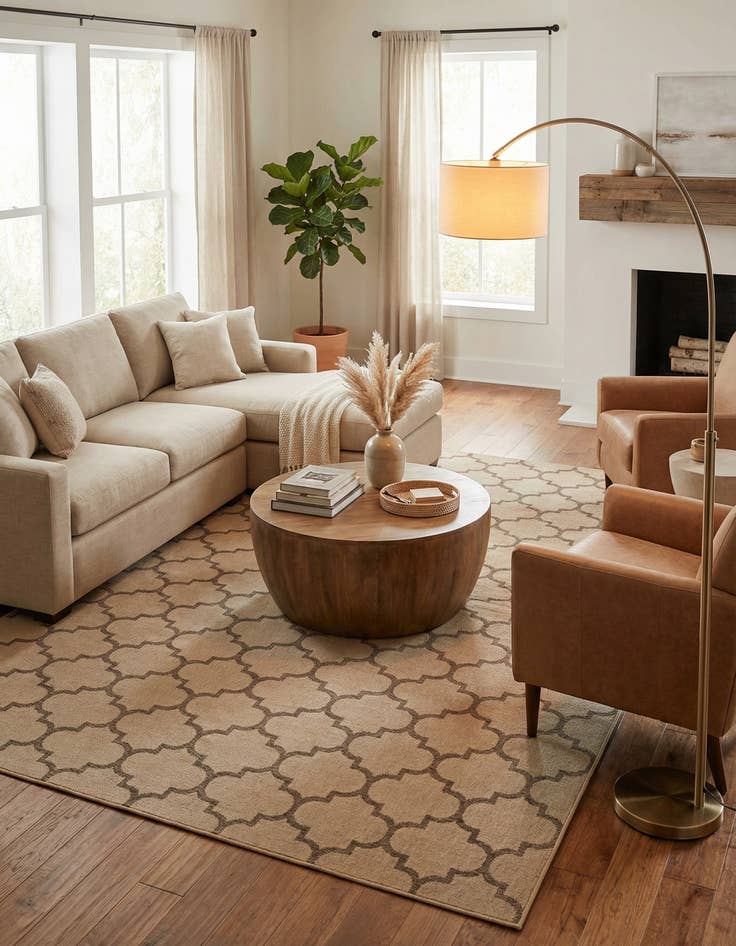 Detail image of 12' 2 x 12' 2 Dunes Square Rug