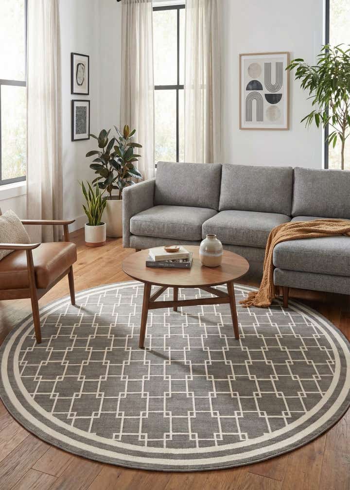 Jill Zarin 7' 10 x 7' 10 Metropolitan Uptown Round Rug