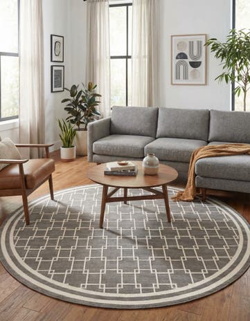 Jill Zarin 7' 10 x 7' 10 Metropolitan Uptown Round Rug