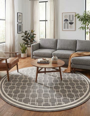 Jill Zarin 7' 10 x 7' 10 Metropolitan Uptown Round Rug