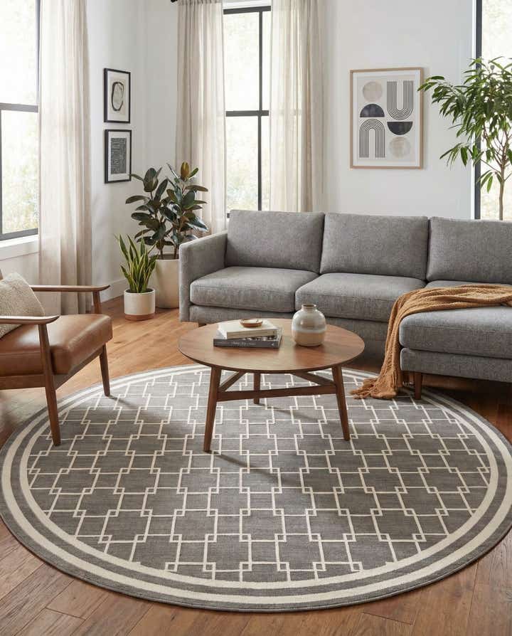 Jill Zarin 7' 10 x 7' 10 Metropolitan Uptown Round Rug