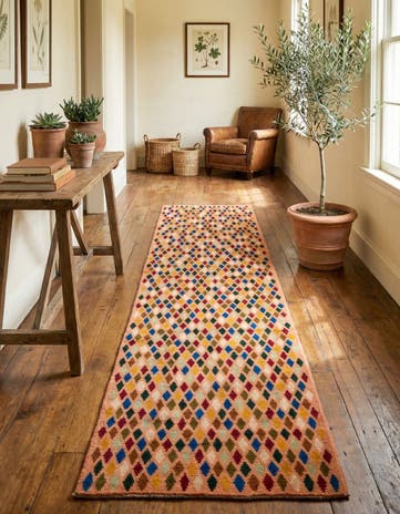 2' 8 x 9' 9 Hand Knotted Balouch Wool Runner Rug