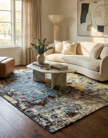 5' x 6' 1 Hand Knotted Darya Wool Rug
