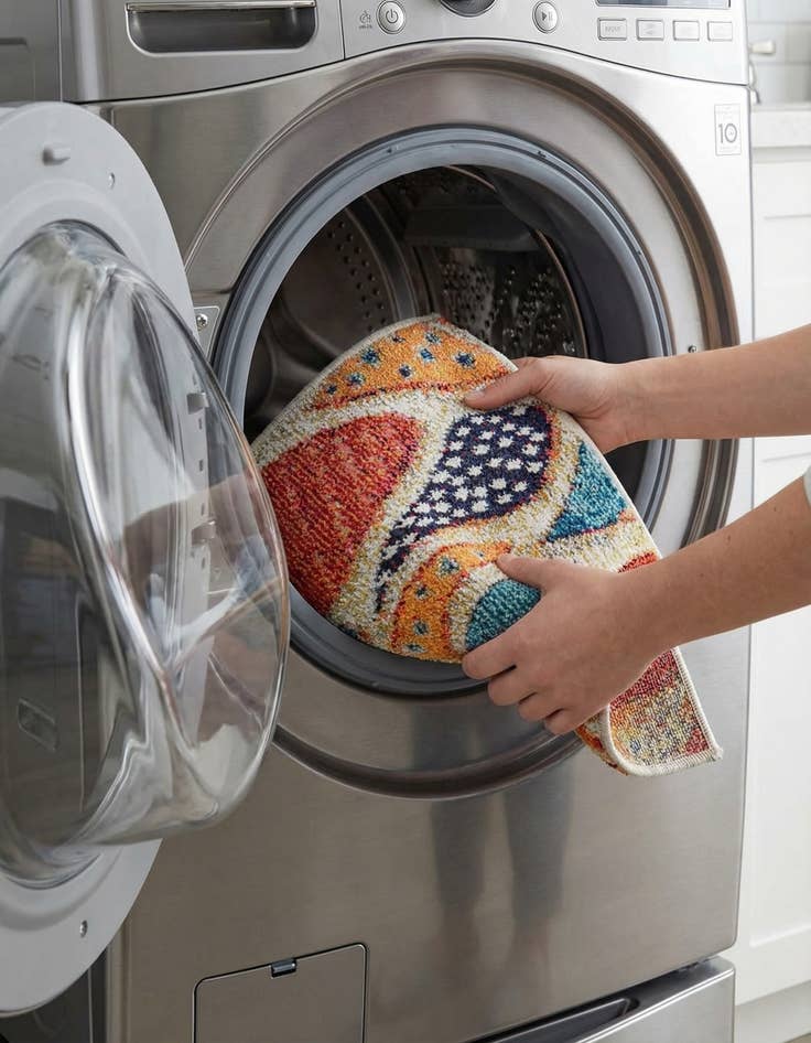 Detail image of  1' 4 x 1' 4  Washable Amalfi Sample Rug