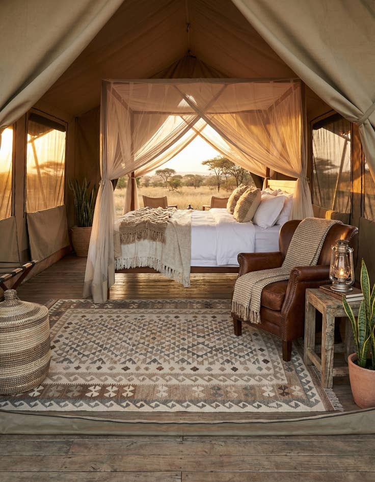 Detail image of  5' 7 x 7' 11  Hand Woven Kilim Maymana Wool Rug