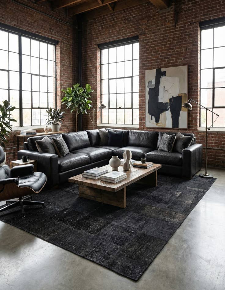 Detail image of 6' 9 x 10' 2  Hand Knotted Ultra Vintage Persian Wool Rug