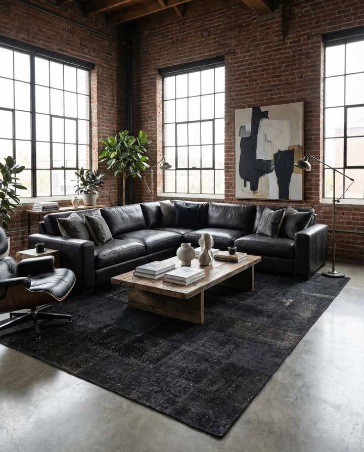 6' 9 x 10' 2 Hand Knotted Ultra Vintage Persian Wool Rug