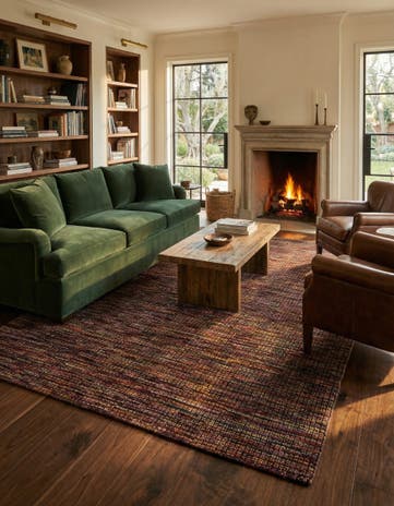 5' 3 x 8' 2 Hand Knotted Darya Wool Rug