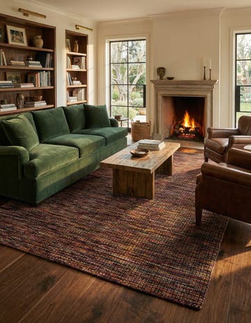 5' 3 x 8' 2 Hand Knotted Darya Wool Rug