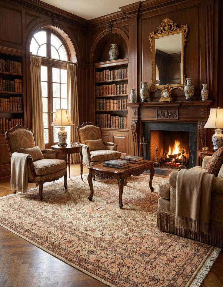 Detail image of  4' 11 x 6' 9 Tabriz Rug