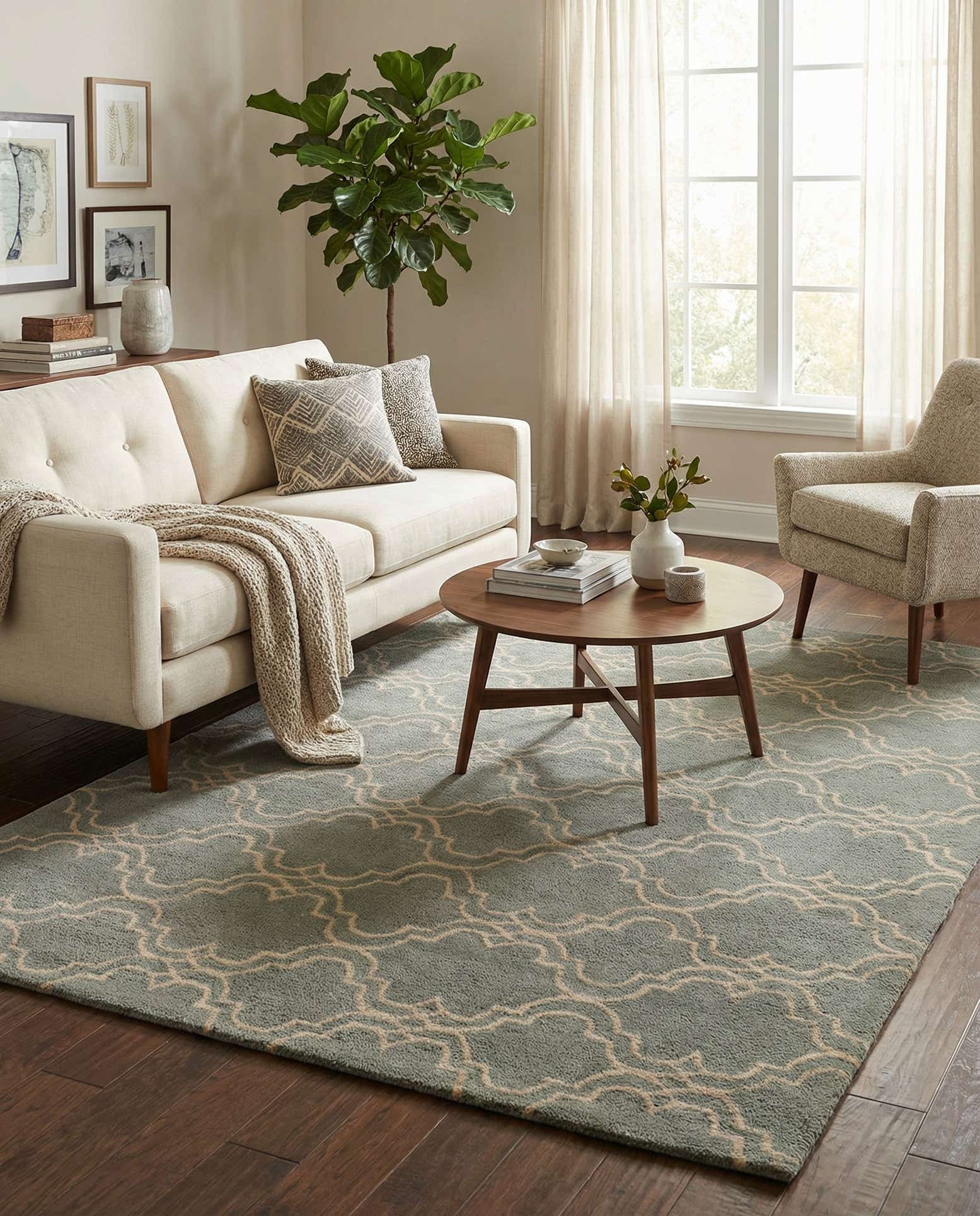 5' 1 x 8' Luna Wool Rug