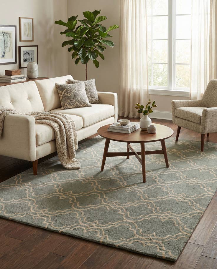 Detail image of 5' 1 x 8' Luna Wool Rug