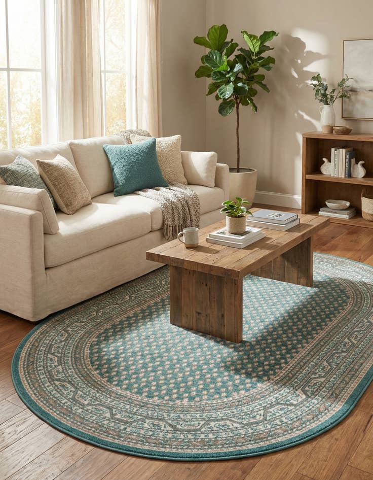 Detail image of 7' 10 x 10' Tribeca Oval Rug