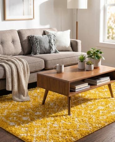  7' 10 x 10' Moroccan Trellis Shag Rug