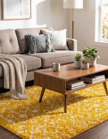 7' 10 x 10' Moroccan Trellis Shag Rug