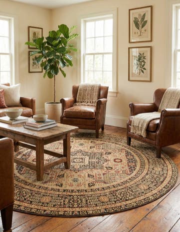 8' x 8' Amina Round Rug
