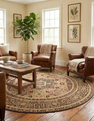 8' x 8' Amina Round Rug