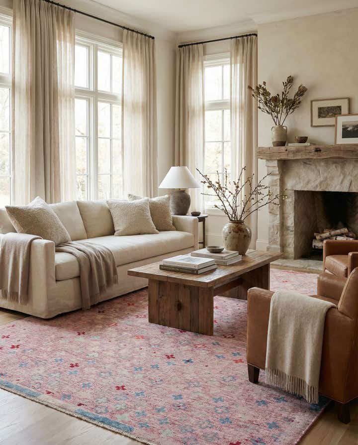 8' x 12' 1 Hand Knotted Darya Wool Rug