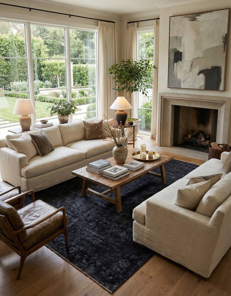 Detail image of 9' 6 x 12' 9  Hand Knotted Ultra Vintage Persian Wool Rug