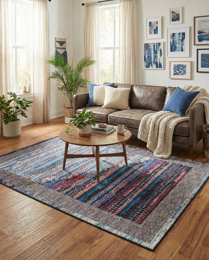 5' x 7' Easy-Clean Modern Indoor / Outdoor Rug