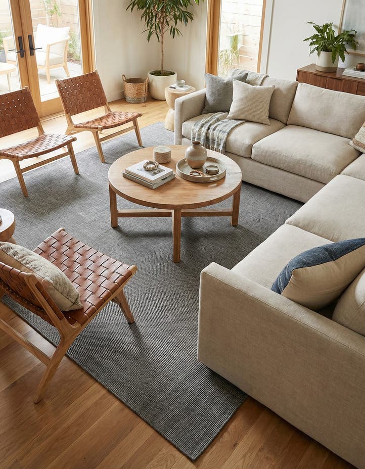 13' x 13' Easy-Clean Solid Indoor / Outdoor ...