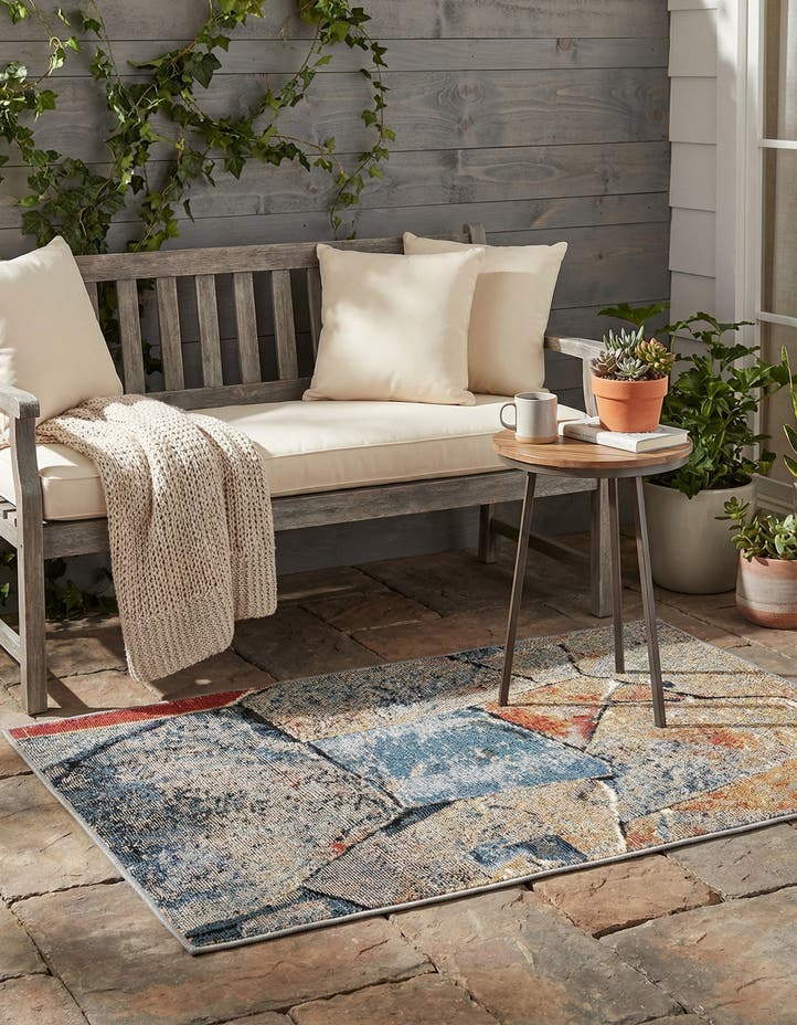 2' x 3' Easy-Clean Modern Indoor / Outdoor...