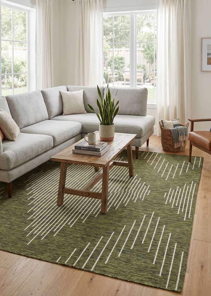 7' 10 x 10' Easy-Clean Modern Indoor / Outdoor Rug