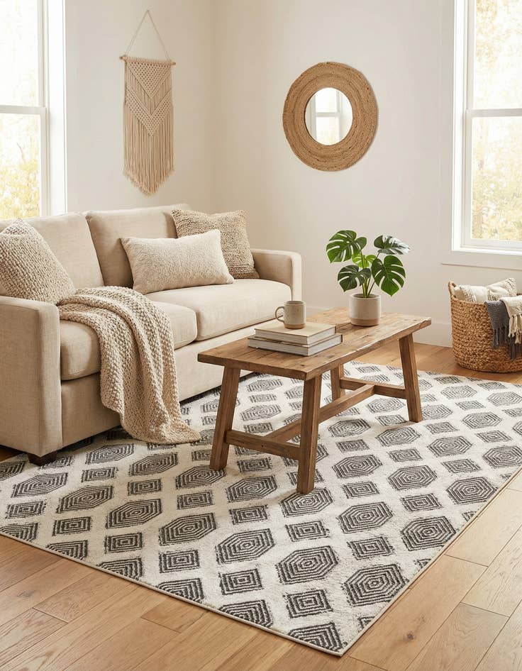 Detail image of  5' 3 x 8' Sabrina Soto Casa Havana Rug