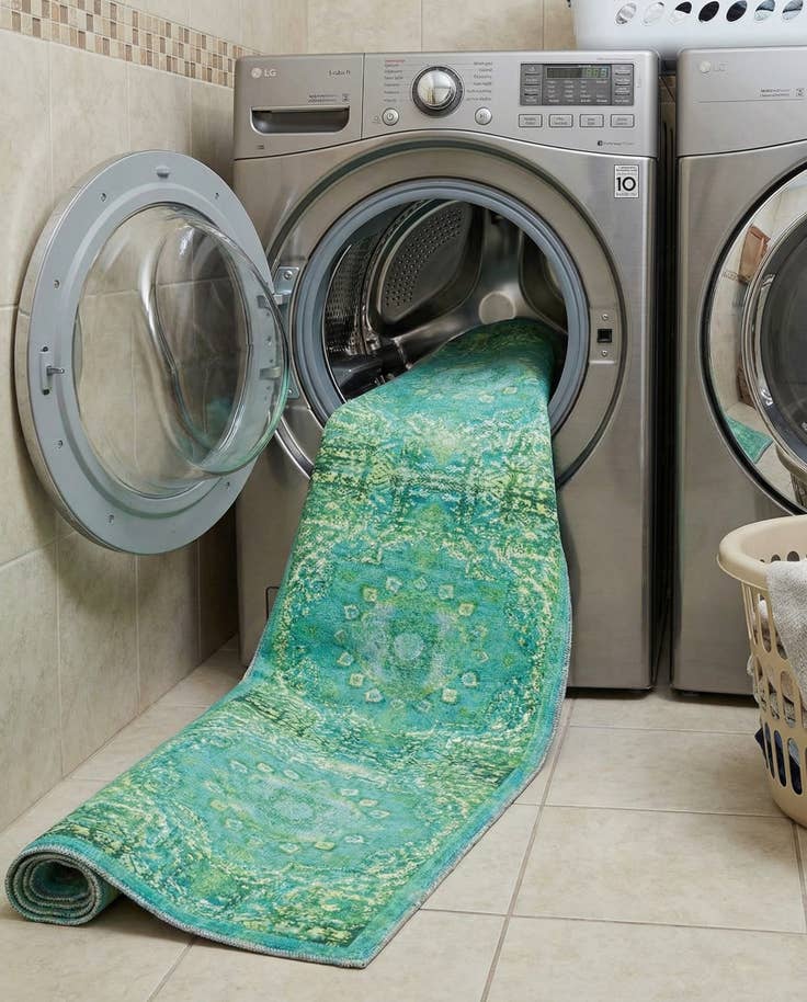 Detail image of 2' x 13' Washable Francesca Runner Rug