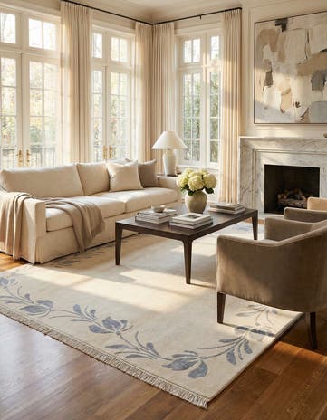 6' 7 x 9' 10 Hand Knotted Darya Rug