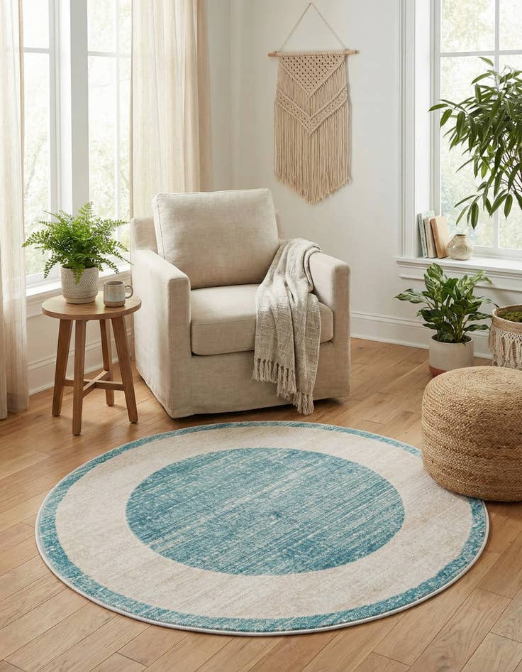 Detail image of 3' 3 x 3' 3 Uptown Yorkville Round Rug