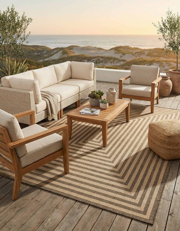 Detail image of 7' 10 x 10' Dunes Rug