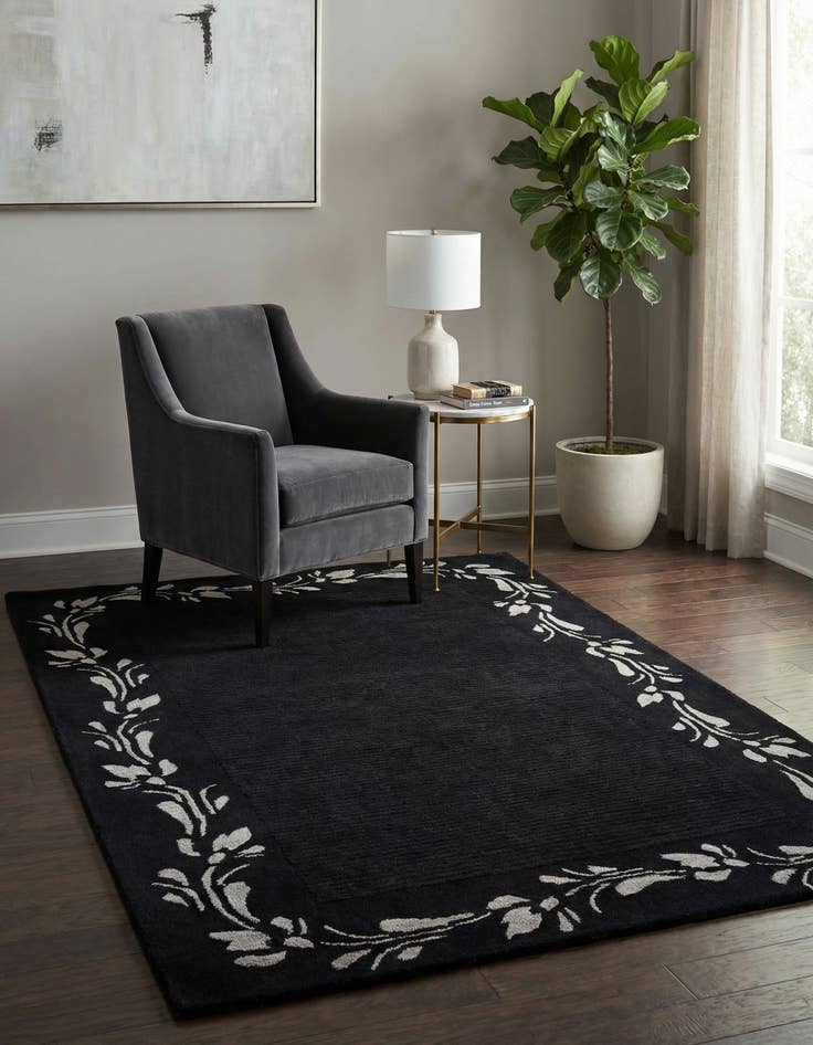 Detail image of 3' x 5' 1  Hand Knotted Darya Wool Rug