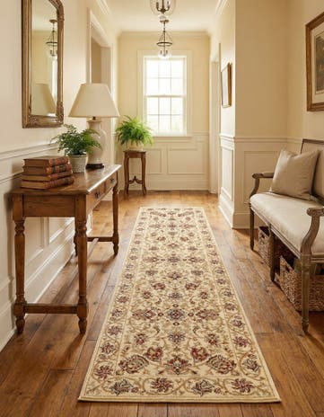 Cream Aditi Runner Rug
