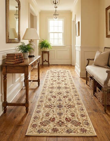 Cream Aditi Runner Rug