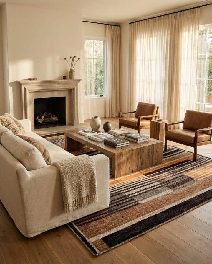 8' 2 x 9' 10 Hand Knotted Darya Wool Rug