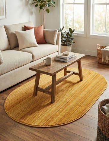 3' 3 x 5' 3 Gemstone Oval Rug