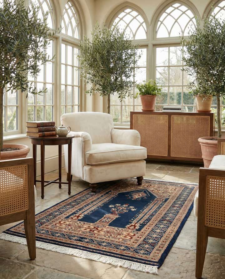 2' 8 x 4' 5 Hand Knotted Bokhara Oriental Wool Rug