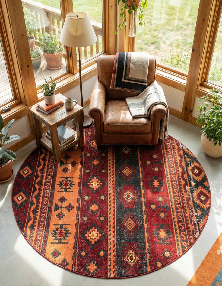 Detail image of  7' 10 x 7' 10 Lucerne Round Rug