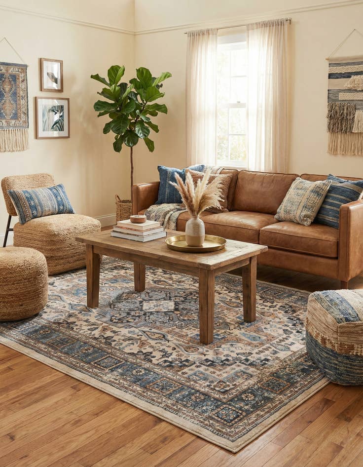 Detail image of 5' 3 x 7' 9 Medina Rug