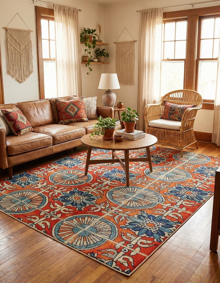 9' x 12' 2 Washable Hyacinth Rug
