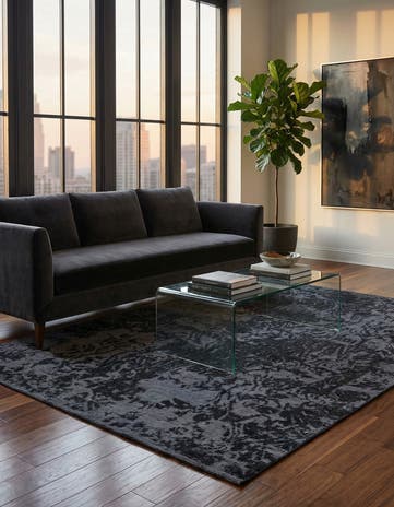 6' 2 x 9' 9 Hand Knotted Darya Wool Rug