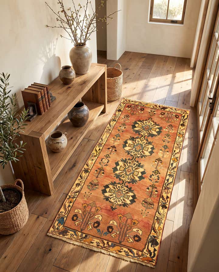 4' x 7' 10 Gabbeh Wool Rug