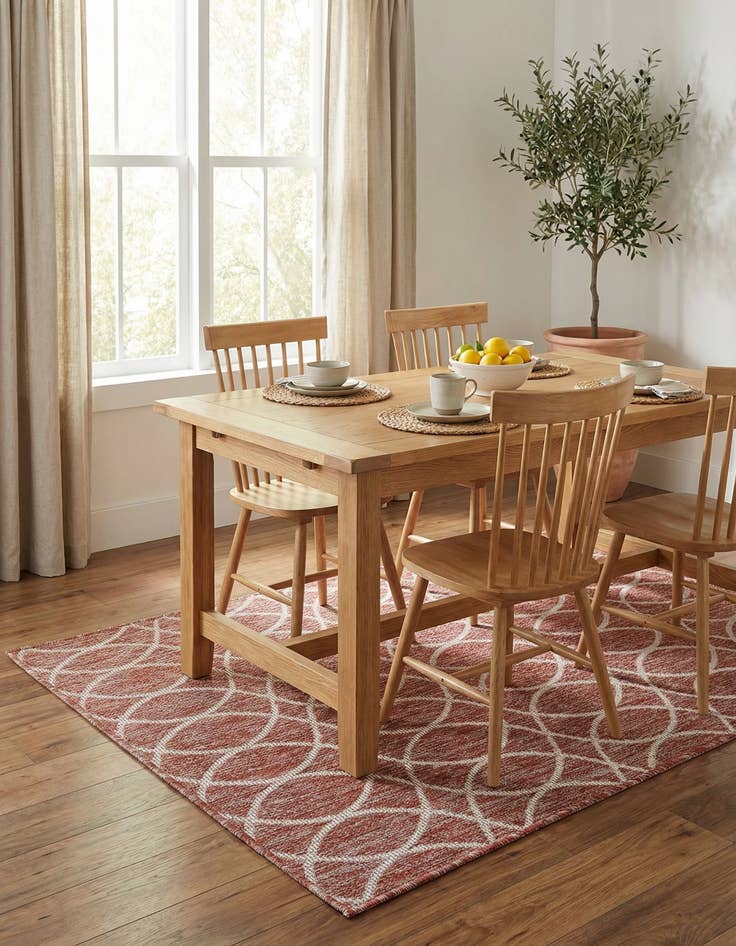 Detail image of 3' x 5' 3  Washable Trellis Indoor / Outdoor Rug