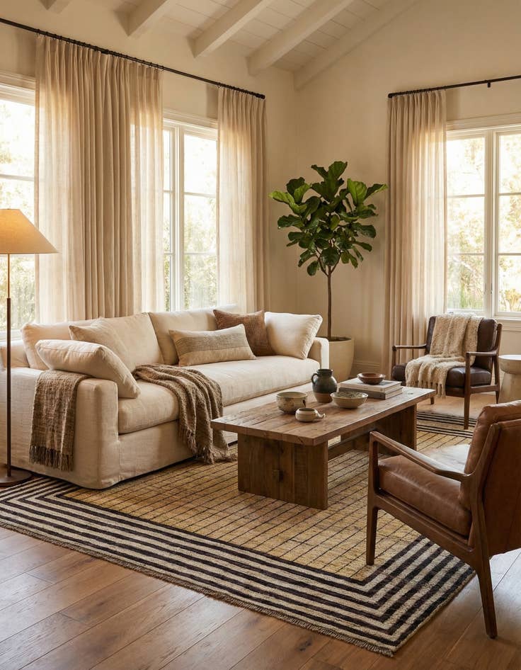 Detail image of 8' x 9' 10  Hand Knotted Darya Wool Rug