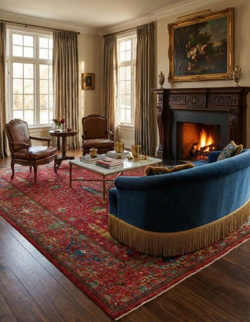 8' 2 x 11' 5 Samarkand Wool Rug