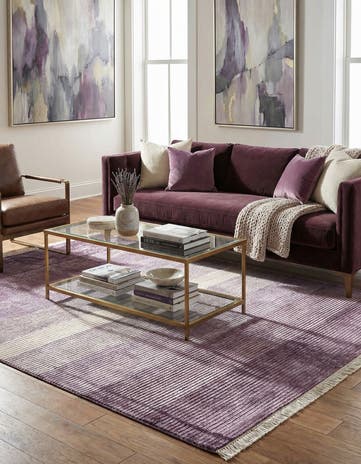 4' 11 x 6' 7 Hand Knotted Darya Wool Rug